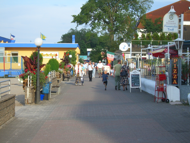 Die Promenade von Niendorf
